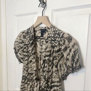 ✧･ﾟanimal print blouse